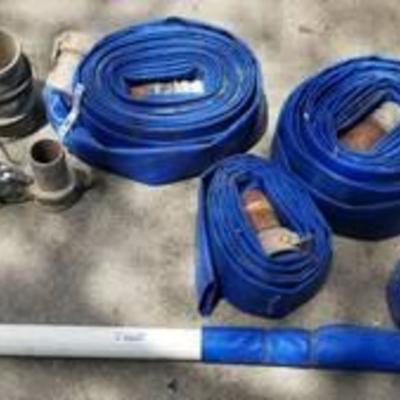4 3 drainage hoses and couplers