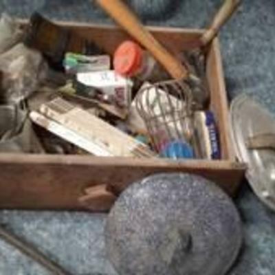 Box of Garage Items