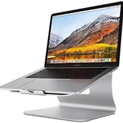 Laptop Stand - Bestand Aluminum Cooling Laptop Stand Stand, Holder for Apple MacBook Air, MacBook Pro, All Notebooks, Sliver (Patented)