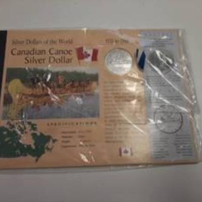 1966 Canadian Canoe Silver Dollar