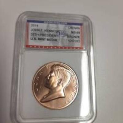 John F Kennedy US Mint Medal