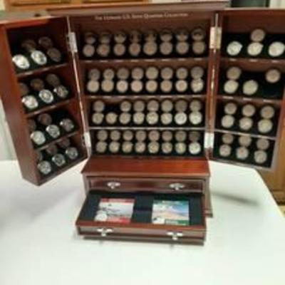 The Ultimate US State Quarters Collection - 105 Proof S-mint Quarters