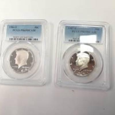 (2) Proof Kennedy Half Dollar - 1984-S and 1987-S