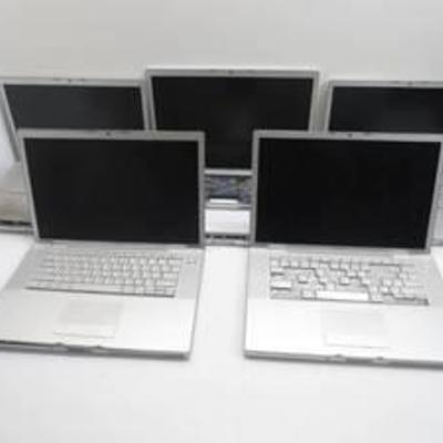 Lot of 5 Apple Laptops For Parts or Repair