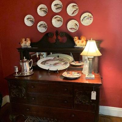 "Karlsbad" fish plates