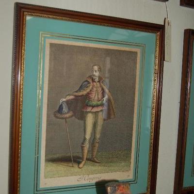 One of a set of theatrical prints