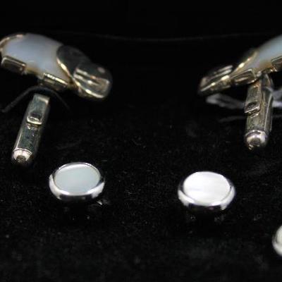 Sterling Cufflinks and Studs