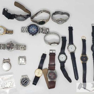 572	

Watches, Watch Faces, and A Watch Band
Brands Include Cedar Creek, Timex, Unlisted, and More!