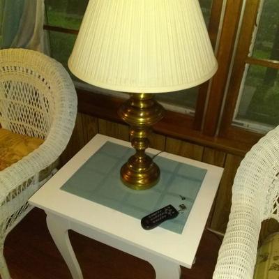 small white table $20.00