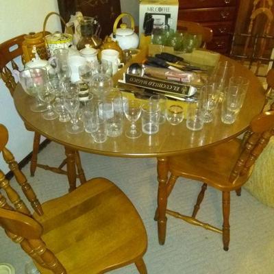 table and 4 chairs $45.00