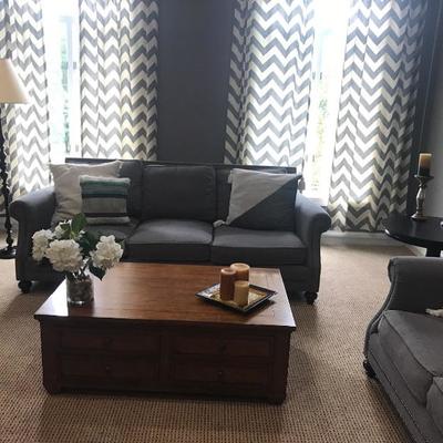 SOLD - GRAY SOFAS
AVAILABLE - COFFEE TABLE AND OTHER ITEMS