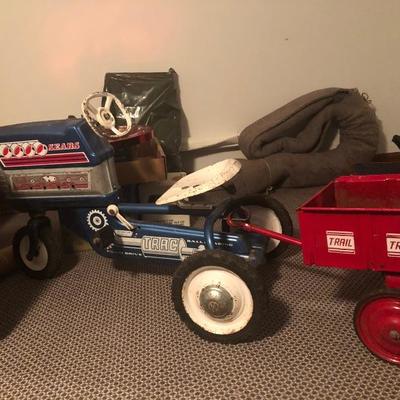 Pedal tractor with trailer  495.00