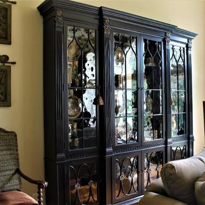This Duke China Cabinet makes a grand statement. By Drexel Heritage. 