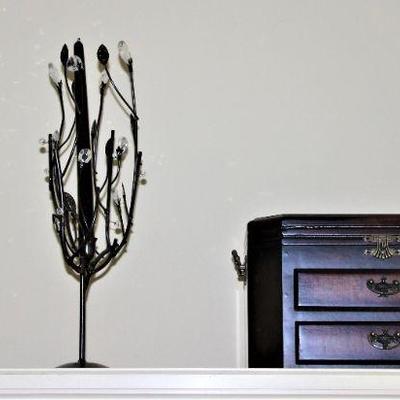 Metal Candle Holders and Decorative Box