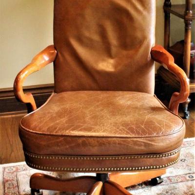 Canyon Saddle Leather Desk Chair