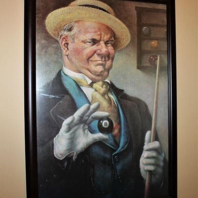 WC Fields 8 Ball/ Signed 