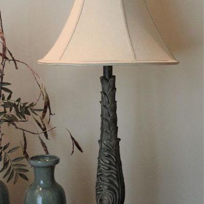 Two Tall Table Lamps/First Place 