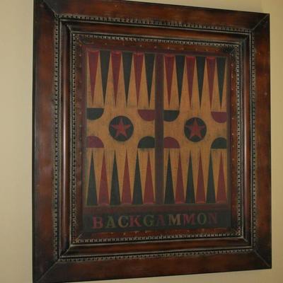 Backgammon Wall Art 
