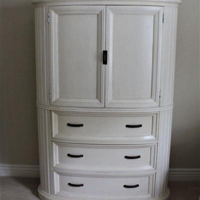White Wood Armoire by Beeline