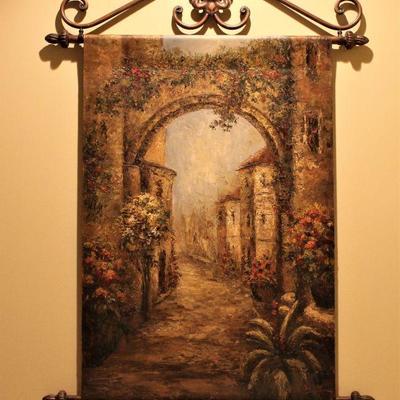 Oil Tapestry with Frame from First Place