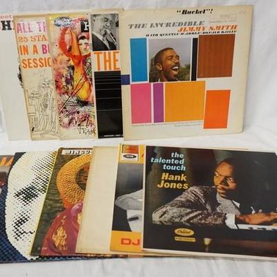 1151	LOT OF 11 JAZZ RECORDS; JAZZ MASQUERADE, NEW DIRECTIONS THEH AFRO BLUES QUINTET PLUS ONE, VIOLIN SUMMIT, THE LEGENDARY DJANGO,...