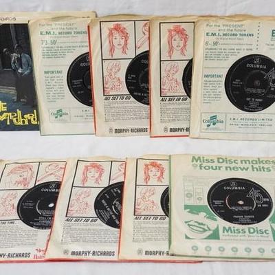 1195	LOT OF NINE BRITISH YARDBIRDS 45S ALL ARE IN ORIGINAL SLEEVES ONE HAS PICTURE SLEEVE 
