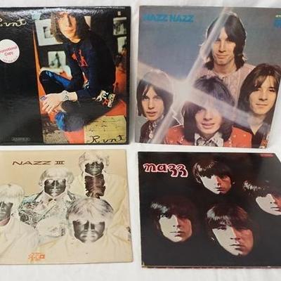 1146	NAZZ LOT OF THREE ALBUMS & RUNT;  SELF TITLED (GATEFOLD) NAZZ NAZZ, NAZZ II & RUNT 
