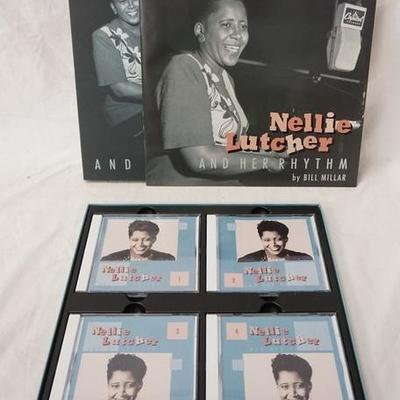 1224	NELLIE LUTCHER AND HER RHYTHM BOX SET. COMES WITH FOUR CDS & BOOK (BEAR FAMILY RECORDS)
