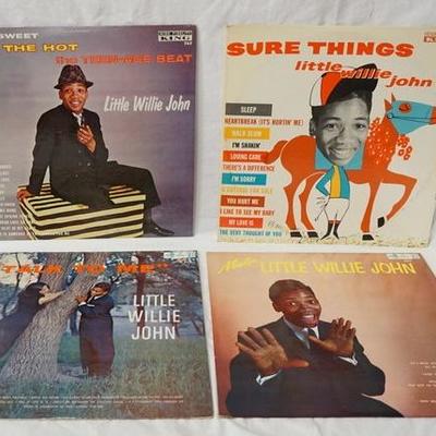 1163	LOT OF FOUR LITTLE WILLIE JOHN ALBUMS ON KING RECORD LABEL; SURE THINGS, THE SWEET THE HOT TEEN-AGE BEAT, MISTER LITTLE WILLIE JOHN...
