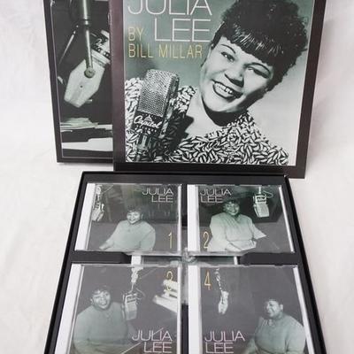 1218	JULIA LEE KANSAS CITY STAR BOX SET. COMES WITH FIVE CDS & BOOK (BEAR FAMILY RECORDS) 
