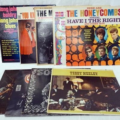 1124	LOT OF NINE ROCK ALBUMS; BIG BROTHER & THE HOLDING COMPANY SELF TITLED, THE MERSEY BEATS THE NEW MERSEYSIDE SOUND RECORDED IN...