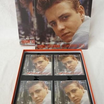 1221	EDDIE COCHRAN SOMETHIN' ELSE THE ULTIMATE COLLECTION BOX SET. COMES WITH EIGHT CDS & BOOK (BEAR FAMILY RECORDS) 

