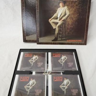 1234	SLEEPY LABEEF LARGER THAN LIFE BOX SET. COMES WITH SIX CDS & BOOK (BEAR FAMILY RECORDS)
