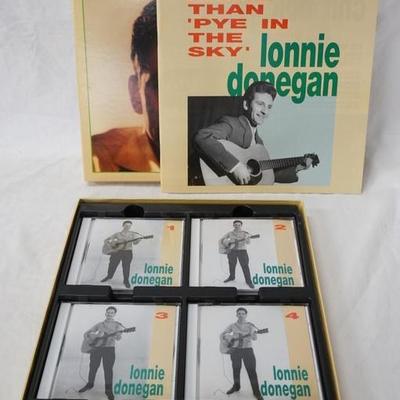 1231	LONNIE DONEGAN MORE THAN *PYE IN THE SKY* BOX SET. COMES WITH EIGHT CDS & BOOK (BEAR FAMILY RECORDS) 
