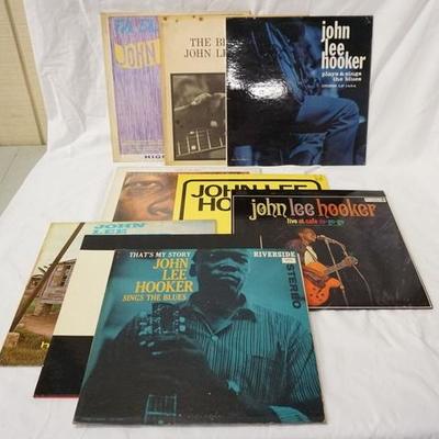 1024	LOT OF NINE JOHN LEE HOOKER ALBUMS; HOUSE OF THE BLUES, IT SERVE YOU RIGHT TO SUFFER, THATâ€™S MY STORY, LIVE AT  THE CAFÃ‰...