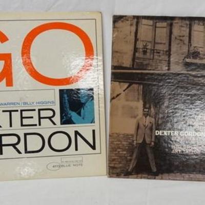 1060	LOT OF TWO DEXTER GORDON ALBUMS ON BLUE NOTE RECORD LABEL; GO & ONE FLIGHT UP
