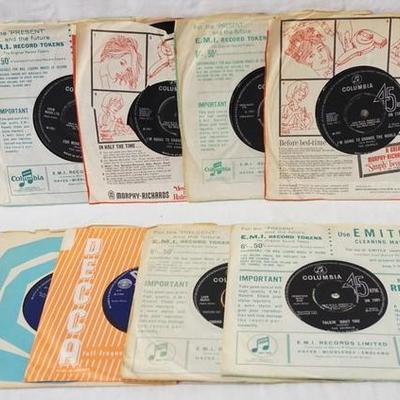 1197	LOT OF EIGHT BRITISH THE ANIMALS 45S IN ORIGINAL SLEEVES 
