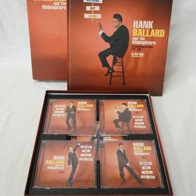 1214	HANK BALLARD AND THE MIDNIGHTERS NOTHING BUT GOOD 1952-1962 BOX SET. COMES WITH FIVE CDS & BOOK (BEAR FAMILY RECORDS)
