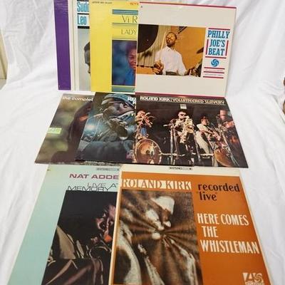 1010	LOT OF EIGHT JAZZ RECORDS; SUDDENLY THE BLUES LEO WRIGHT, VI REDD LADY SOUL, PHILLY JOE'S BEAT, THE COMPLETE YUSEF LATEEF, RONALD...