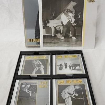 1235	CLASSIC JERRY LEE LEWIS THE DEFINITIVE EDITION OF HIS SUN RECORDING 1956-1963 BOX SET. COMES WITH EIGHT CDS & BOOK (BEAR FAMILY...