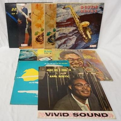 1212	LOT OF TEN EARL BOSTIC ALBUMS ON KING RECORD LABEL; C'MON AND DANCE, BOSTIC SHOWCASE OF SWINGING DANCE HITS, INVITATION TO DANCE...