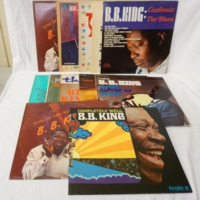 1137	LOT OF 11 B.B. KING ALBUMS; COMPLETELY WELL (GATEFOLD) LUCILLE/B.B. KING BLUES WAY (GATEFOLD) MY KIND OF BLUES, THE GREAT B.B. KING,...