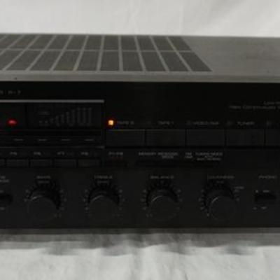 1249	YAMAHA R7 RECEIVER, POWERS UP, NO FURTHER TESTING DONE, ESTATE ITEMS SOLD AS IS, ALL VINTAGE ELECTRONICS SHOULD BE LOOKED AT BY A...