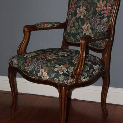 Chateau Dâ€™Ax Vintage French Country Arm Chairs