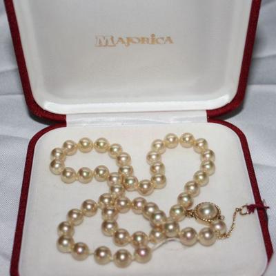 Majorica Pearl Necklace