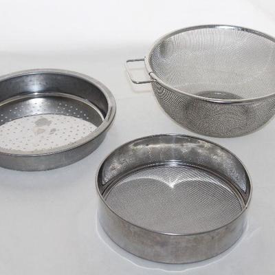 Stainless Steel Kitchen Ware:  Strainers
