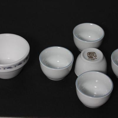 Continental Airlines Porcelain Service Dishes