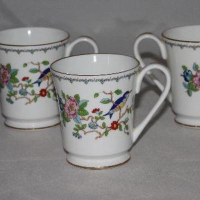 John Ansley â€œPembrokeâ€ Bone China Mugs (10 each)    c. 1985-2015