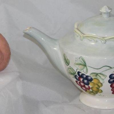 Lenox Porcelain Swan and Teapot