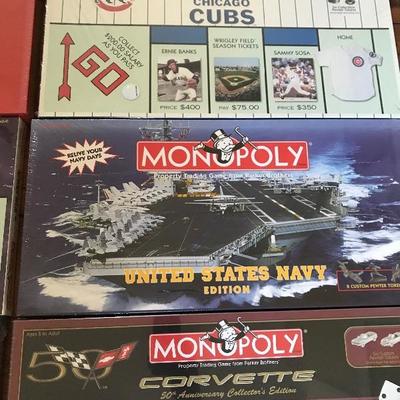 Over 50 brand new Monopoly board games